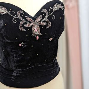 Vintage Nicholas Ungar Sweetheart Strapless Top